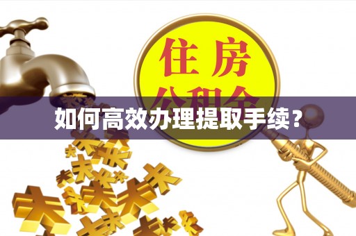 梧栖如何高效办理提取手续？