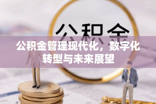 梧栖公积金管理现代化，数字化转型与未来展望