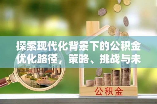 梧栖探索现代化背景下的公积金优化路径，策略、挑战与未来展望