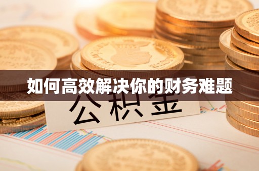 梧栖如何高效解决你的财务难题