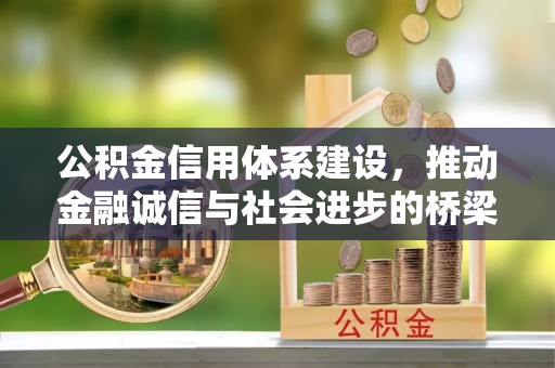 梧栖公积金信用体系建设，推动金融诚信与社会进步的桥梁