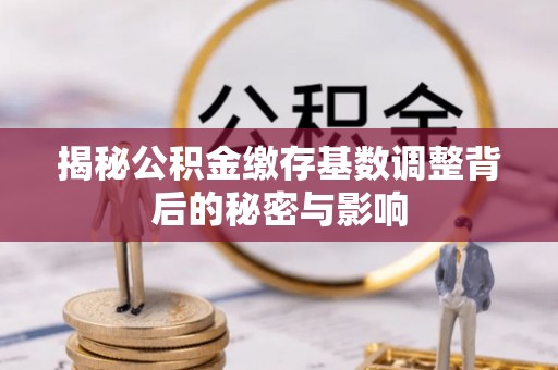 梧栖揭秘公积金缴存基数调整背后的秘密与影响