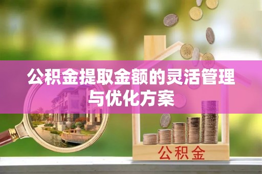 梧栖公积金提取金额的灵活管理与优化方案